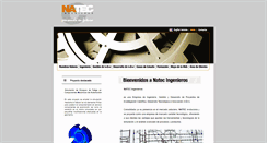 Desktop Screenshot of natec-ingenieros.com
